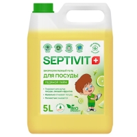 Гель для посуды SEPTIVIT "Ледяной Лайм", 5 л