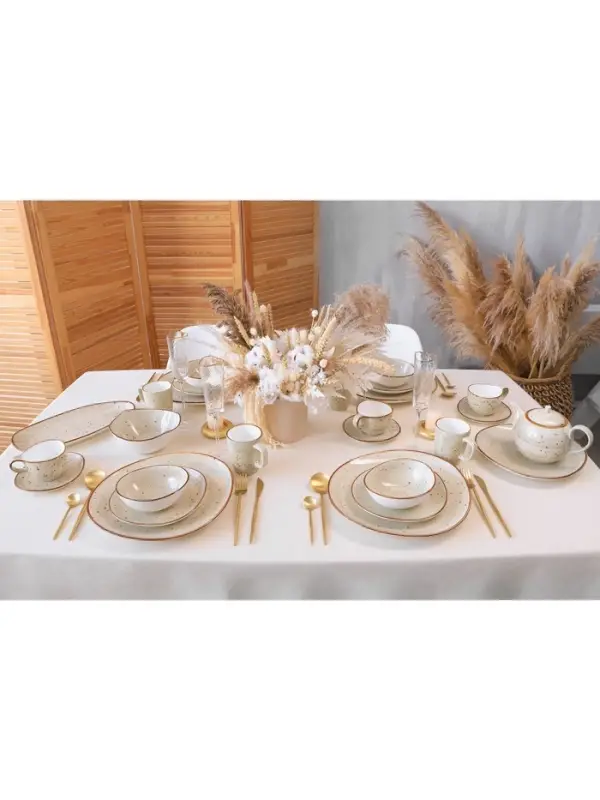 Кружки Magistro Mediterana, набор 2 шт.: 320 мл, фарфор, бежевые