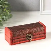 Шкатулка - купюрница дерево &laquo;Листья&raquo;, для денег, украшений, 9&times;17&times;5.5 см