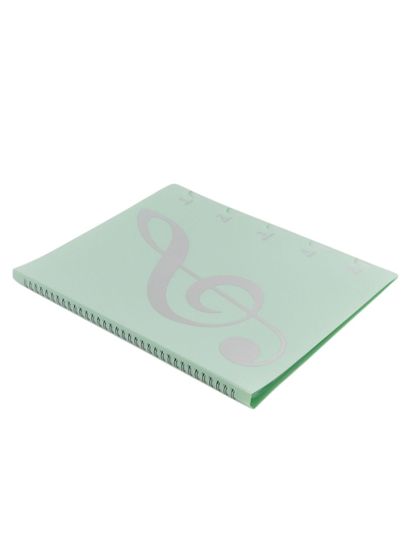 Нотная папка - 10 файлов 20 листов зеленая Нотная папка - 10 файлов 20 листов зеленая
