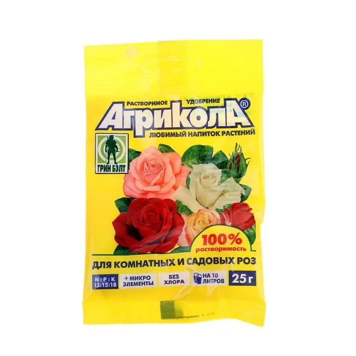 Удобрение  Удобрение "Агрикола", для комнатных и садовых роз, 25 г