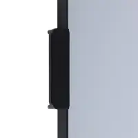 Зеркало интерьерное поворотное &laquo;Клик Мебель&raquo;, на дверцу, на стену, 90&times;30 см, цвет чёрный