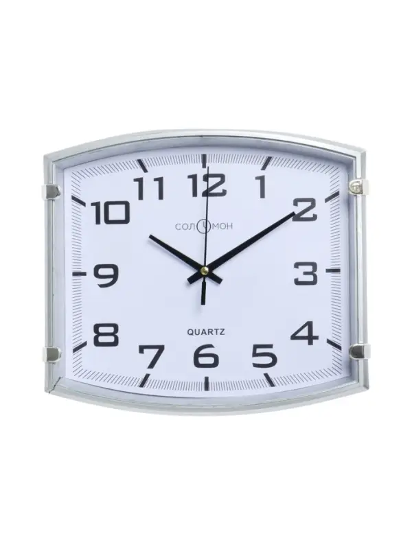 Часы настенные классические &laquo;Модерн&raquo;, бесшумные, плавный ход, 25&times;22 см, от батарейки 1&times;АА