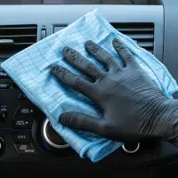 01 Салфетка микрофибра AVS MF-6023 (35х40см)(1шт)(полировка деликатных поверхностей)