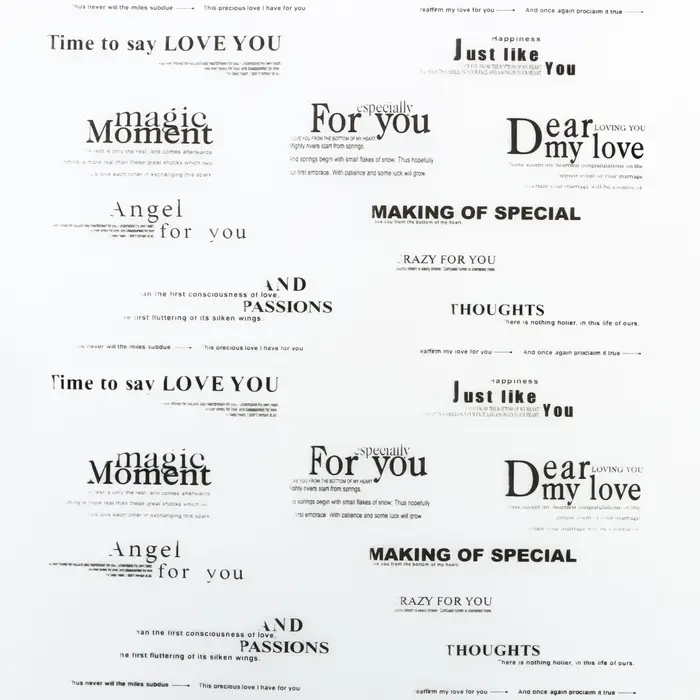 Бумага упаковочная тишью, «Армани», 50 см × 70 см 17 грамм, белая