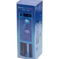 Лава - лампа RISALUX &laquo;Медузы&raquo;, подсветка, RGB, USB, 3-5 Вт, чёрная, 9&times;9&times;25.5 см