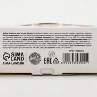 Бомбочки для ванны «Санта», набор 3 шт х 40 г, пряный глинтвейн, URAL LAB