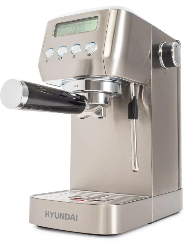 Кофеварка рожковая HEM-9990 серебристый Кофеварка рожковая HEM-9990 серебристый