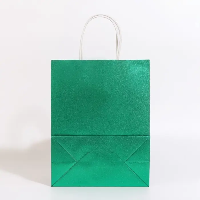 Пакет крафт с глиттером лазурный, 21 х 11 х 27 см 1 шт Пакет крафт с глиттером лазурный, 21 х 11 х 27 см 1 шт