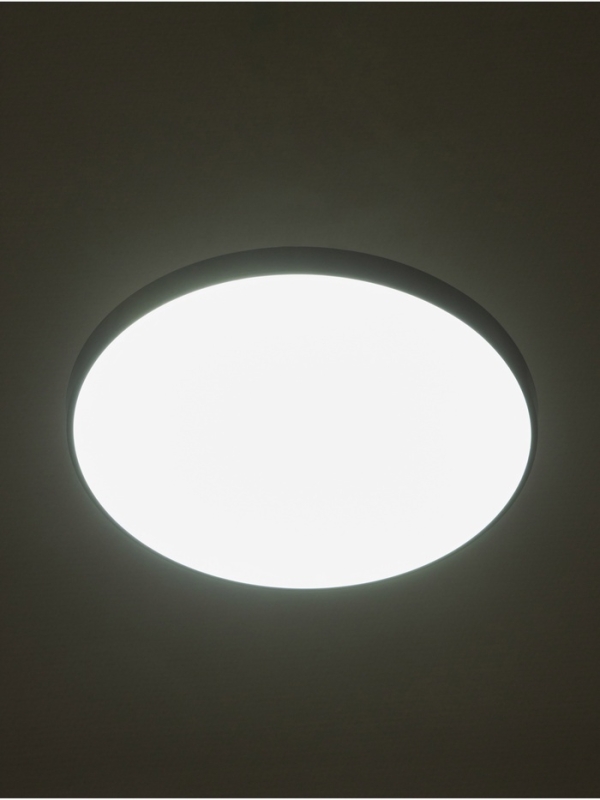 Светильник "Минимал" круг LED 24Вт 6500К (быстросъемный механизм) черный 26,5х26,5х4,5см