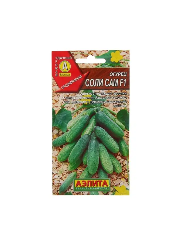 Семена Огурец Семена Огурец "Соли сам F1", 10 шт