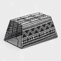 Корзина для хранения Доляна &laquo;Марокко&raquo;, 25&times;15&times;11.5 см, чёрная