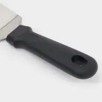 Лопатка для пиццы Доляна, 26.7&times;6.2 см, нержавеющая сталь, чёрная