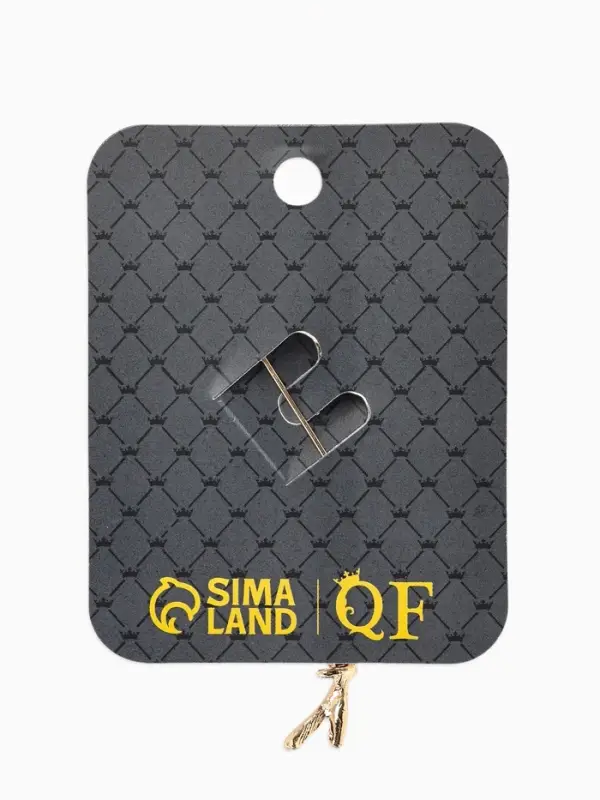 Брошь &laquo;Колосья&raquo; пшеницы, цвет жёлтый в золоте