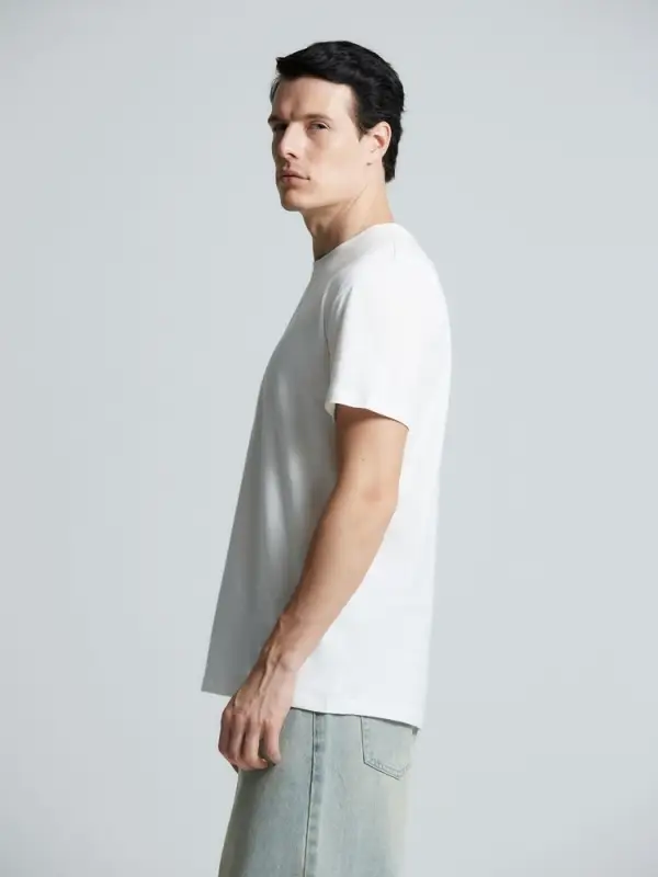 Футболка унисекс T-Bolka 160, белая (белоснежная), размер XS