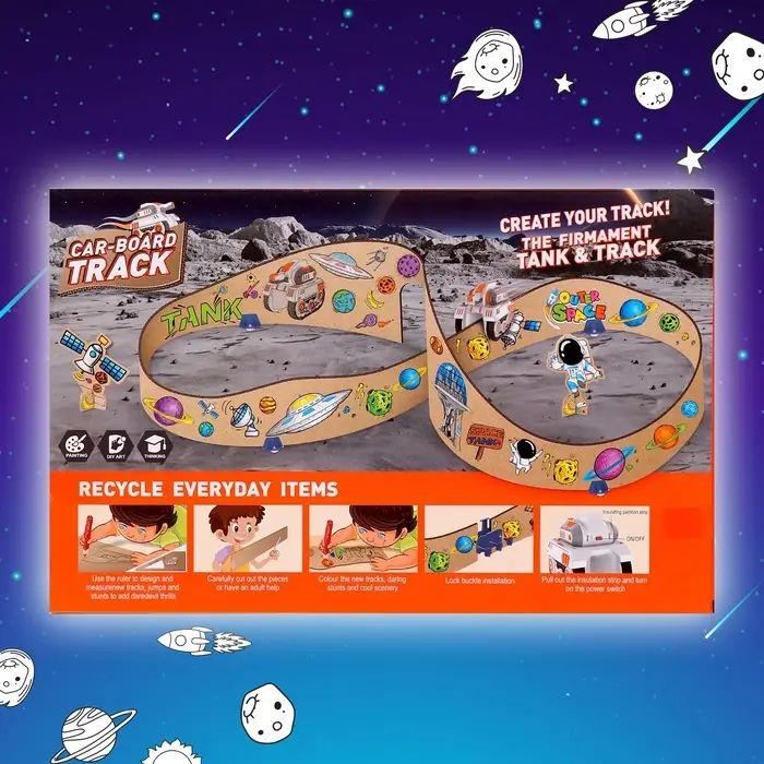 Автотрек &laquo;Гибкий&raquo;, несколько вариантов сборки, работает от батареек