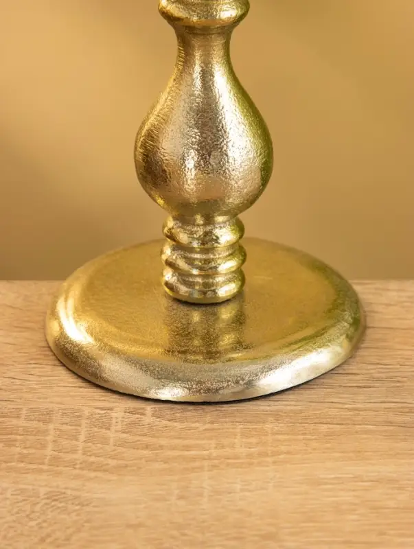 Подсвечник  Подсвечник "Ферзь" алюминий 13 см, цв. золото