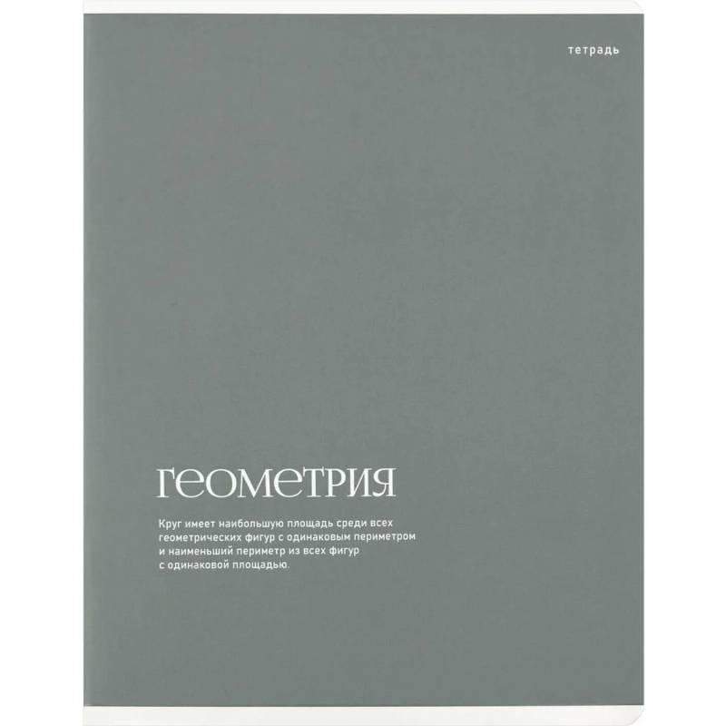 Тетрадь предметнaя ГЕОМЕТРИЯ ИНТЕРЕСНЫЕ ФАКТЫ 48 л,кл,А5+,справ.инф/73714