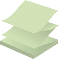 Стикеры Z-сложения ATTACHE с клеев.краем Z-блок 76х76 салатовый 100л