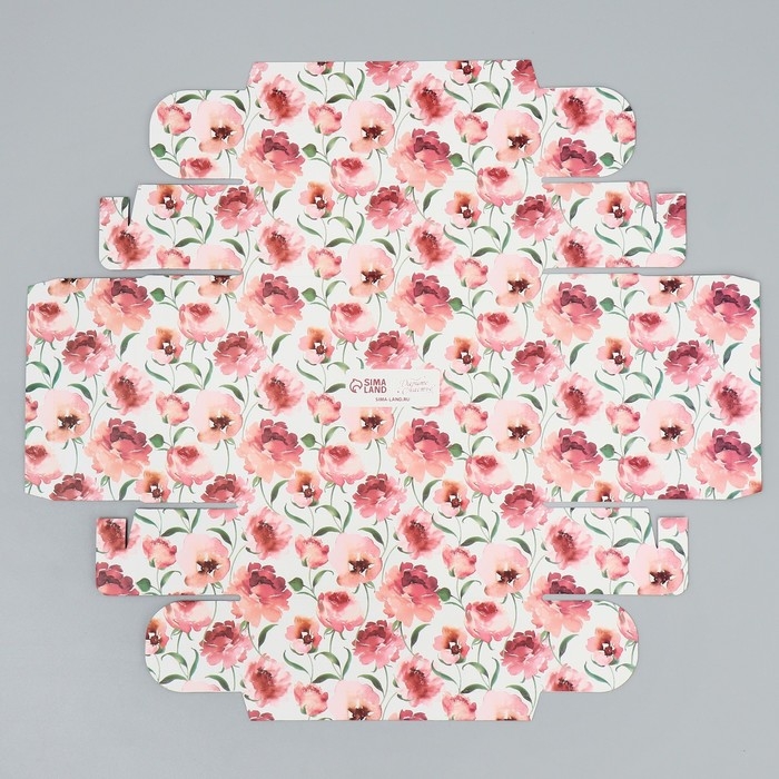 Коробка подарочная, упаковка, «Только для тебя», цветы, 16.5 х 12.5 х 5 см Коробка подарочная, упаковка, «Только для тебя», цветы, 16.5 х 12.5 х 5 см