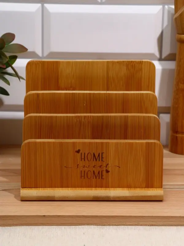 Подставка для разделочных досок "Home", 18×10 см, 3 отсека