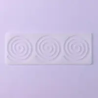 Форма для шоколада &laquo;Спираль&raquo;, силикон, 3 ячейки, 24.5&times;9&times;0.3 см, прозрачная