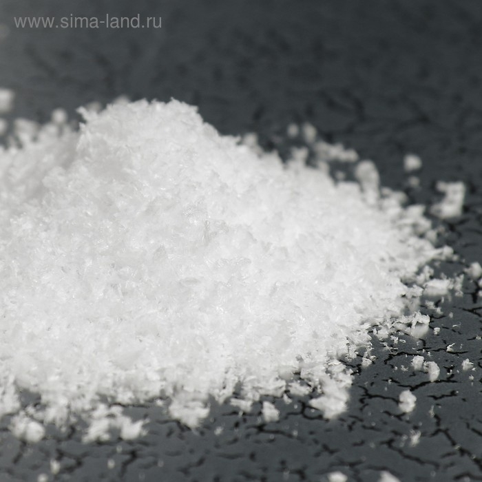 Снег искусственный сыпучий для декора «Мягкий» 35 г Снег искусственный сыпучий для декора «Мягкий» 35 г