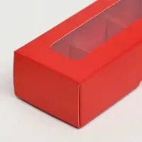 Коробка для 3 конфеты, 13.7×5.5×3.5 см