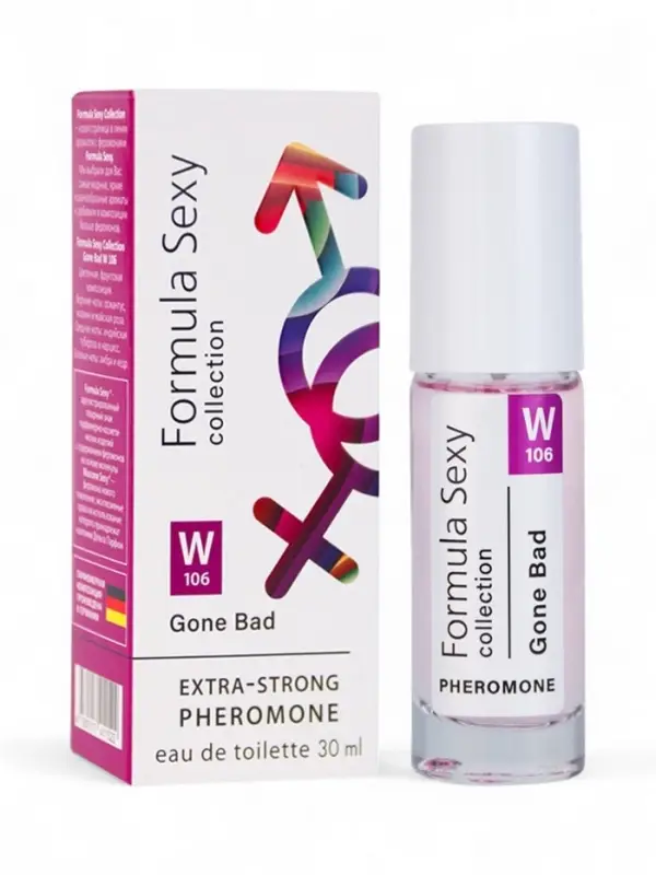 Туалетная вода женская с феромонами Formula Sexy collection Gone Bad W106, 30 мл Туалетная вода женская с феромонами Formula Sexy collection Gone Bad W106, 30 мл