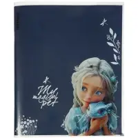 Набор пластиковых обложек для тетрадей ErichKrause Magic Pet, 212&times;347 мм, 80 мкм, МИКС