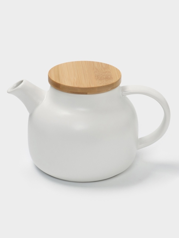 Чайник заварочный с ситом 1,1 л, Magistro, белый Чайник заварочный с ситом 1,1 л, Magistro, белый