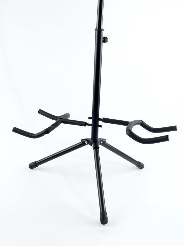 Стойка для гитар Music Life на 2 инструмента,  h - 60-105 см Стойка для гитар Music Life на 2 инструмента,  h - 60-105 см