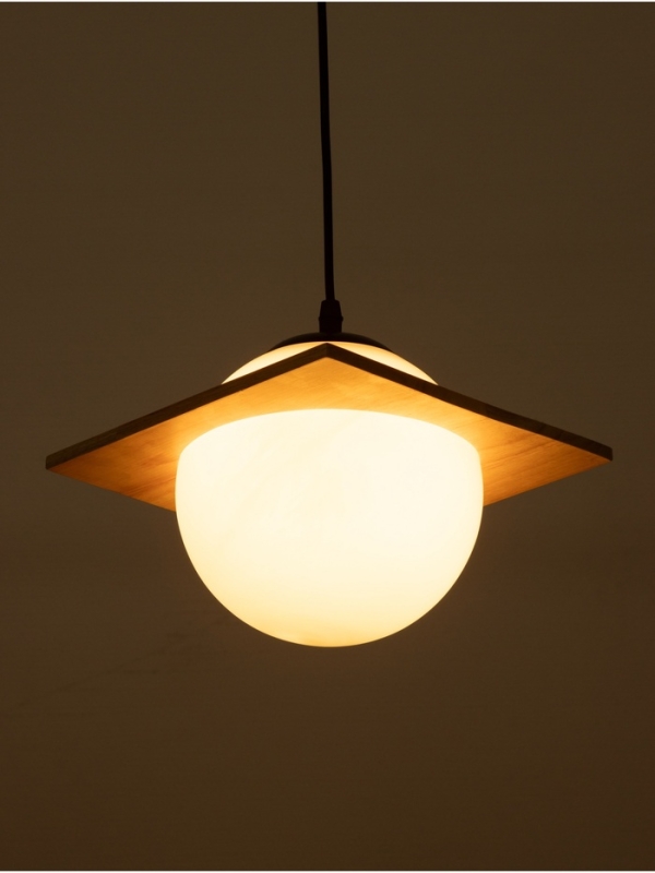 Светильник BayerLux ЭКО Светильник BayerLux ЭКО "Лакки" 1х40Вт Е27 черный/коричневый 23х23х100см