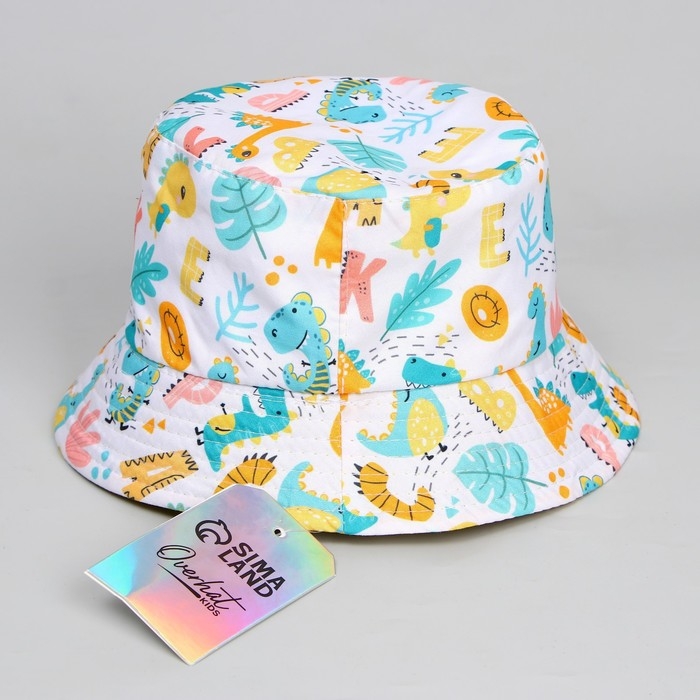 Панама детская для девочки «Дино», р-р. 52-54 см Панама детская для девочки «Дино», р-р. 52-54 см