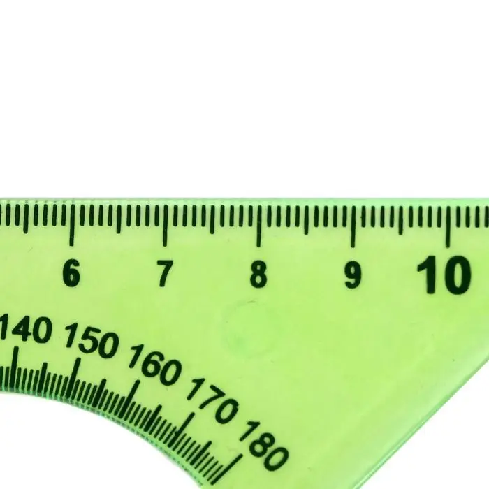 Треугольник Calligrata,12 см, 45°, с транспортиром, пластик, прозрачный МИКС Треугольник Calligrata,12 см, 45°, с транспортиром, пластик, прозрачный МИКС