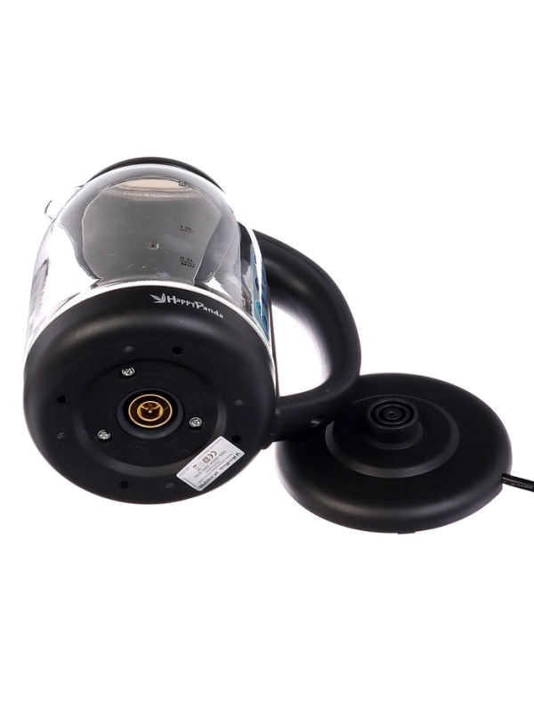 Чайник электрический Happy panda HP-2709SPBK, стекло, 1.8 л, 1800 Вт, чёрный Чайник электрический Happy panda HP-2709SPBK, стекло, 1.8 л, 1800 Вт, чёрный