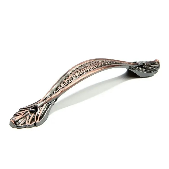 Ручка-скоба мебельная ТУНДРА PC176, м/о 96 мм, цвет медь Ручка-скоба мебельная ТУНДРА PC176, м/о 96 мм, цвет медь