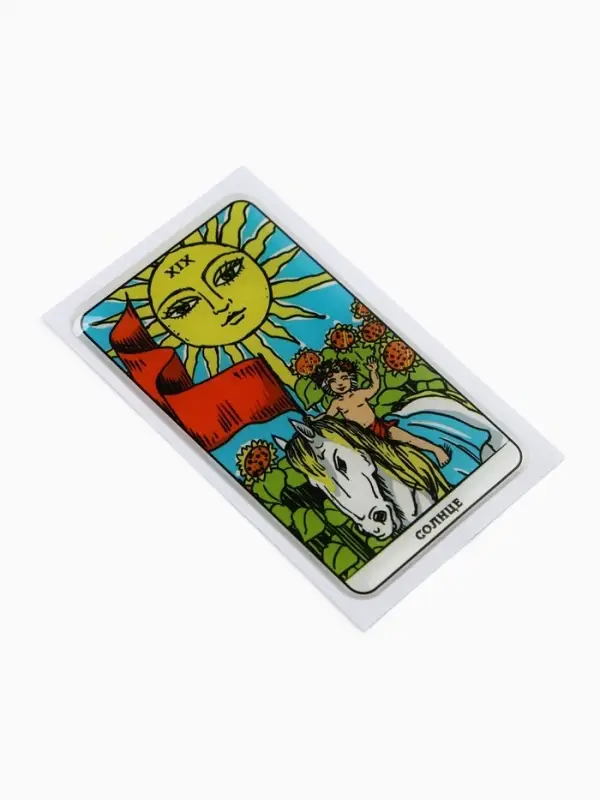 Объемный 3D стикер на телефон &laquo;Солнце&raquo;, 7&times;4 см