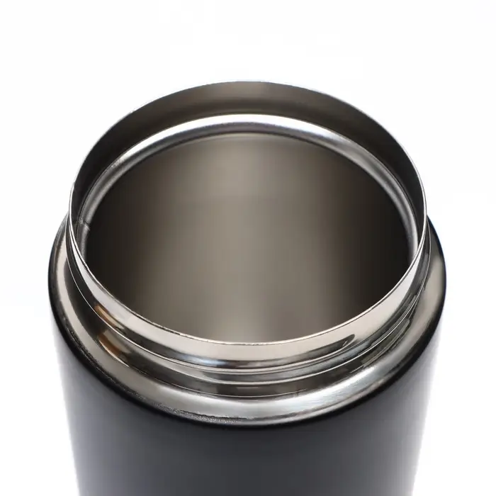 Термокружка Мастер К Style. Coffee, 380 мл, сохраняет тепло 8 ч, с ситечком, нержавеющая сталь, чёрная