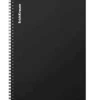 Тетрадь на спирали ErichKrause. Classic А4, 60 листов, в клетку, пластиковая обложка, блок офсет, МИКС