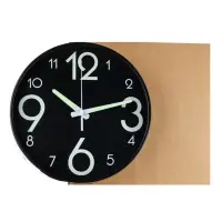 Часы настенные интерьерные &laquo;Классика&raquo;, плавный ход, светящиеся, d=25 см