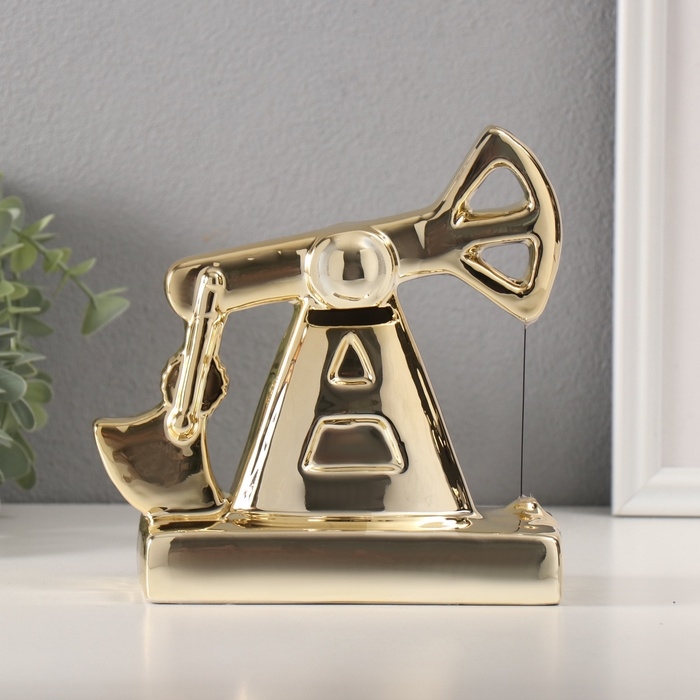 Копилка керамика Копилка керамика "Нефтяная вышка" 8х17х16,9 см