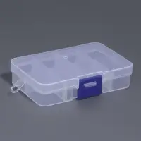 Органайзер для хранения мелочей, 8 ячеек, 10.5×6.7×2.2 см, прозрачный