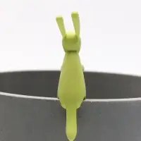 Фигурка для флорариума &laquo;Зелёный зайчик&raquo;, 2.3&times;2.5&times;7 см