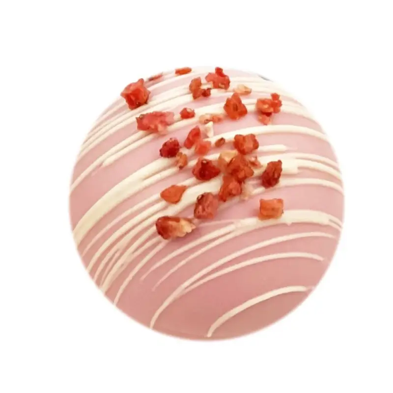 Шоколадная бомбочка «Клубника» Шоколадная бомбочка «Клубника»