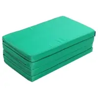 Мат ONLYTOP, 120&times;50&times;4 см, 3 сложения, цвет зелёный