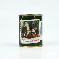 Копилка-банка металл «Советский новый год», 7.5×9.5 см