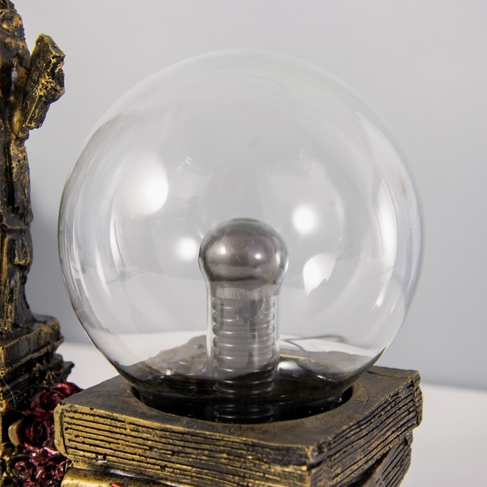 Плазменный шар "Статуя свободы" золото 14х10х16 см RISALUX