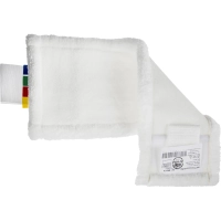 Насадка МОП плоский, 40х12 см, микрофибра, ухо+карман 6 см, белый MF2179