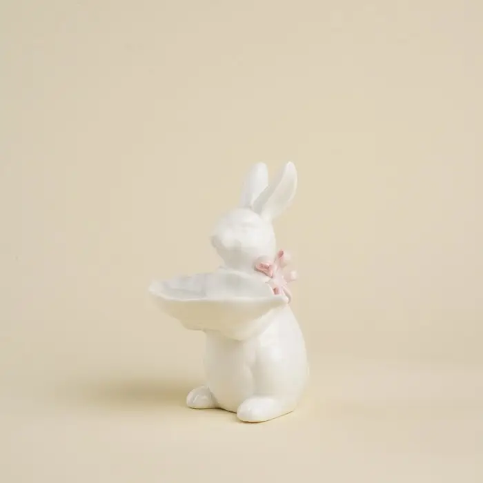 Блюдо сервировочное SL Home «Лесные кролики», 14,5×11×17,3 см, керамика, цвет белый Блюдо сервировочное SL Home «Лесные кролики», 14,5×11×17,3 см, керамика, цвет белый